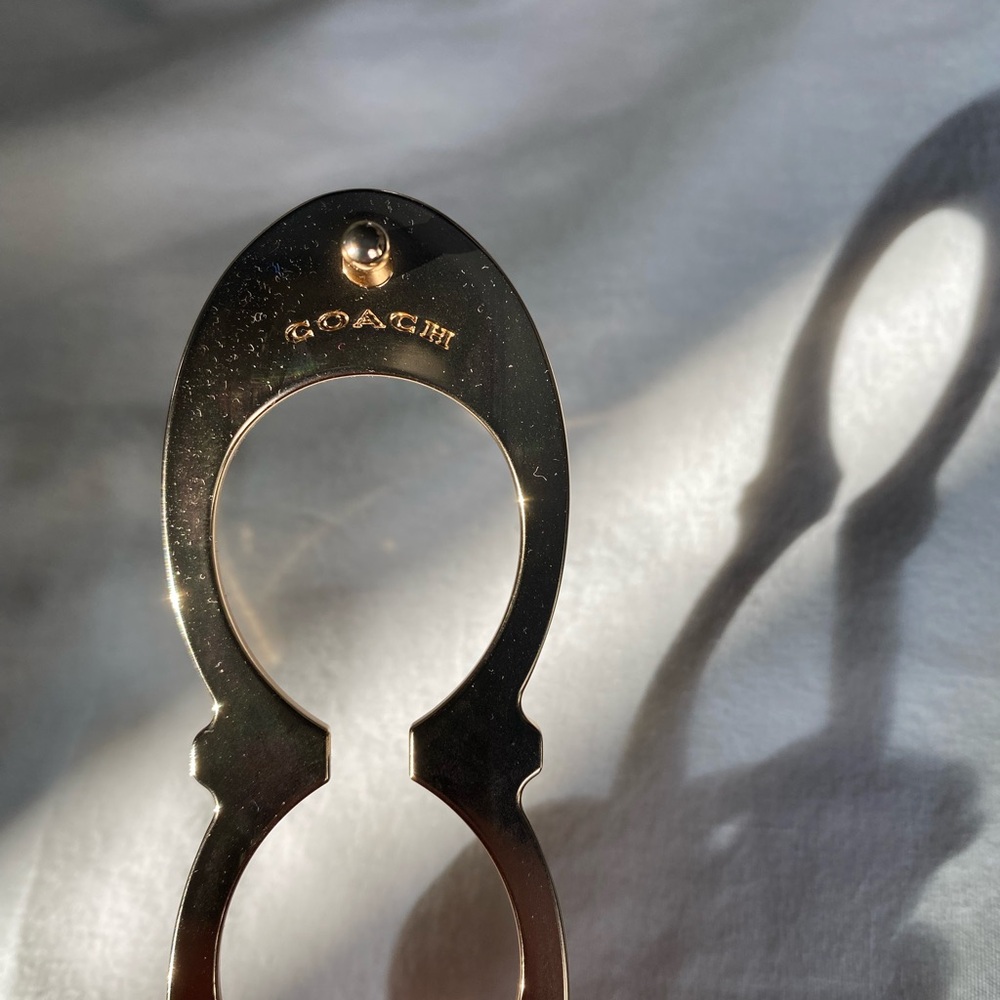 Coach Red Belt with Gold Buckle - Picture 10 of 10